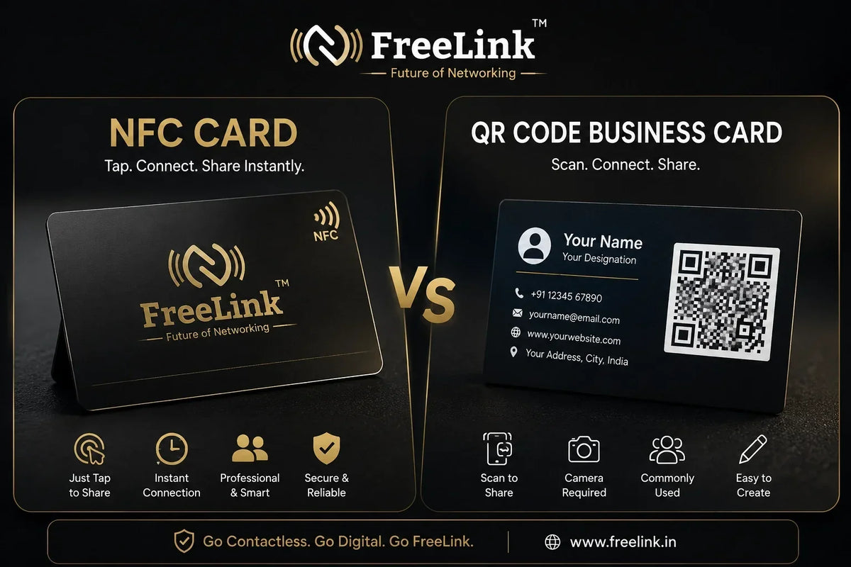 NFC vs QR Code Business Card: Which Is Better for Networking?