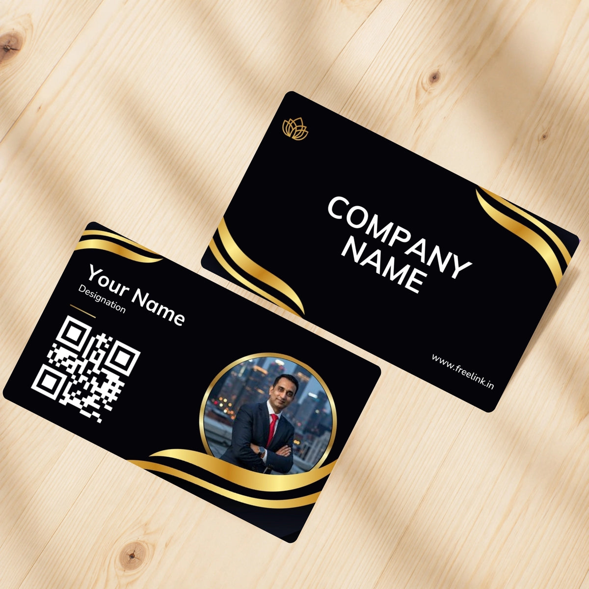 professional smart PVC White base card with colorfull UV print NFC business cards on table top with your poto