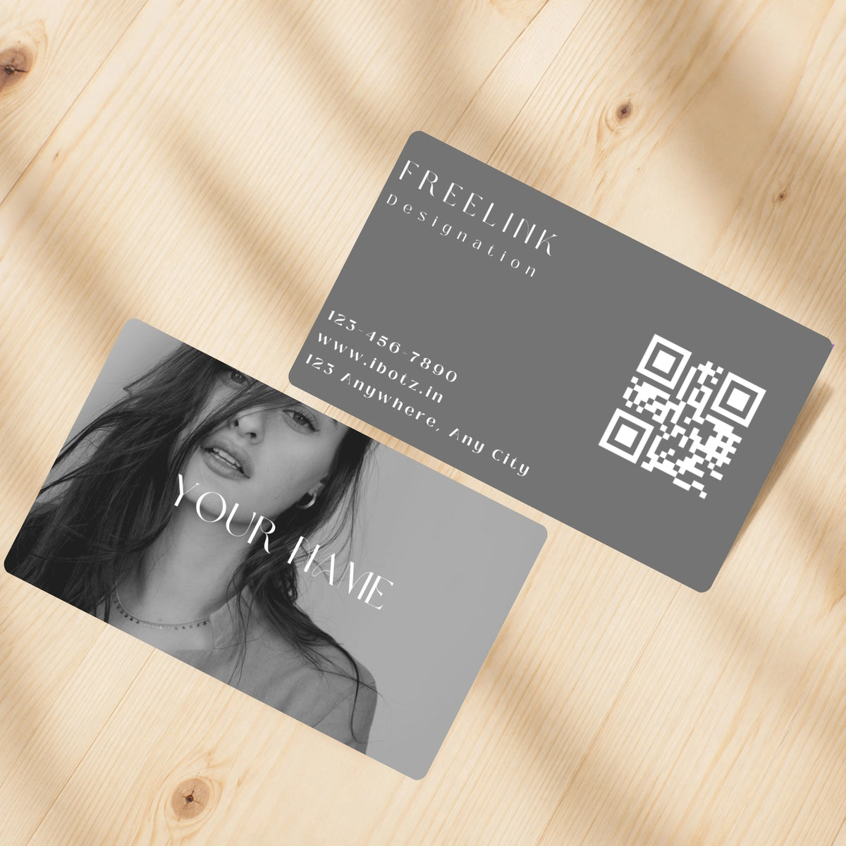 professional smart PVC White base card with colorfull UV print NFC business cards on table top